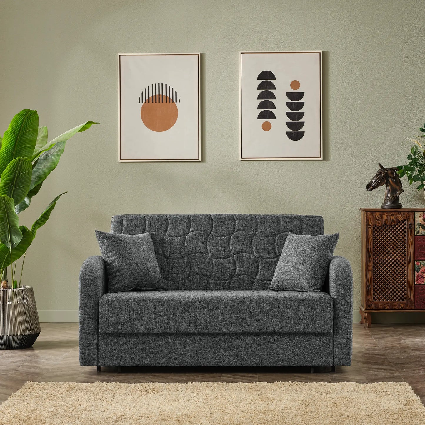 Loft 2 Seater Sofa - Gray