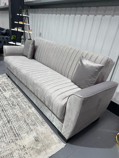 Tual 3+2+1 Seater Sofa Bed - Gray