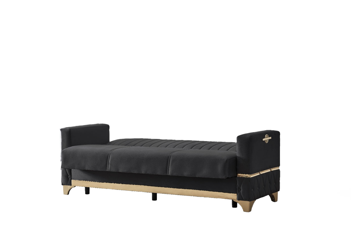 Istanbul Modern Black 3+2+1 Seater Sofa Bed