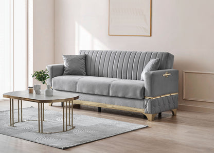 Istanbul Modern Gray 3+2+1 Seater Sofa Bed