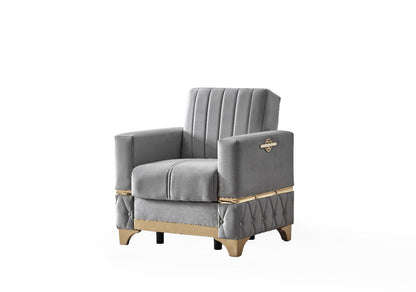 Istanbul Modern Gray 3+2+1 Seater Sofa Bed