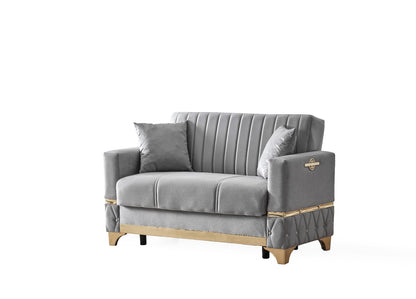 Istanbul Modern Gray 3+2+1 Seater Sofa Bed