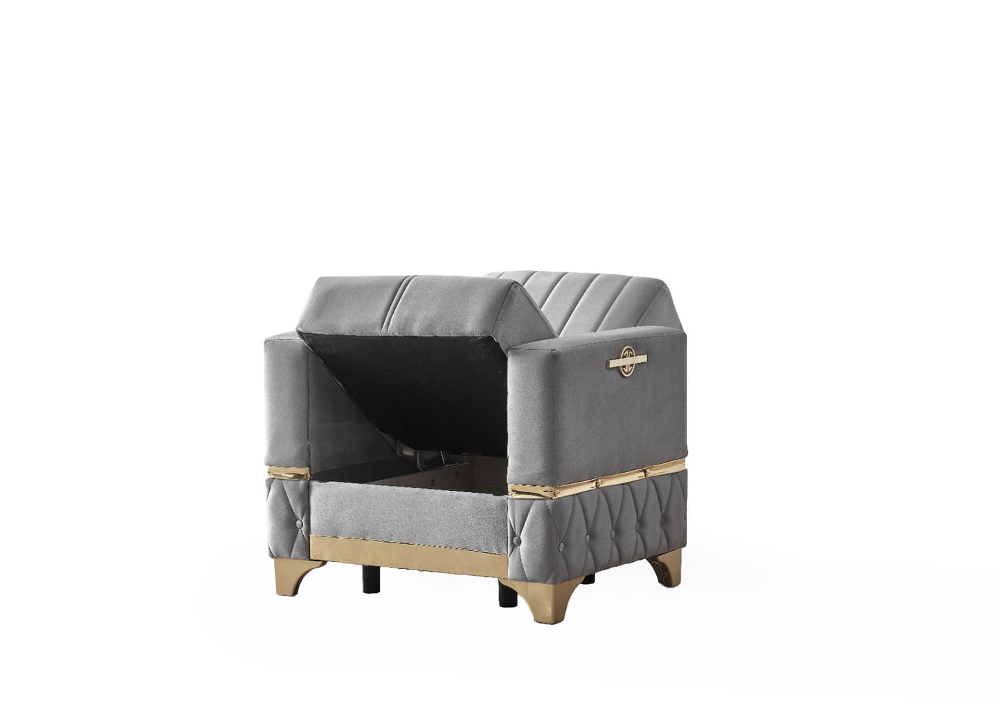 Istanbul Modern Gray 3+2+1 Seater Sofa Bed