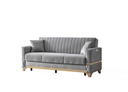 Istanbul Modern Gray 3+2+1 Seater Sofa Bed