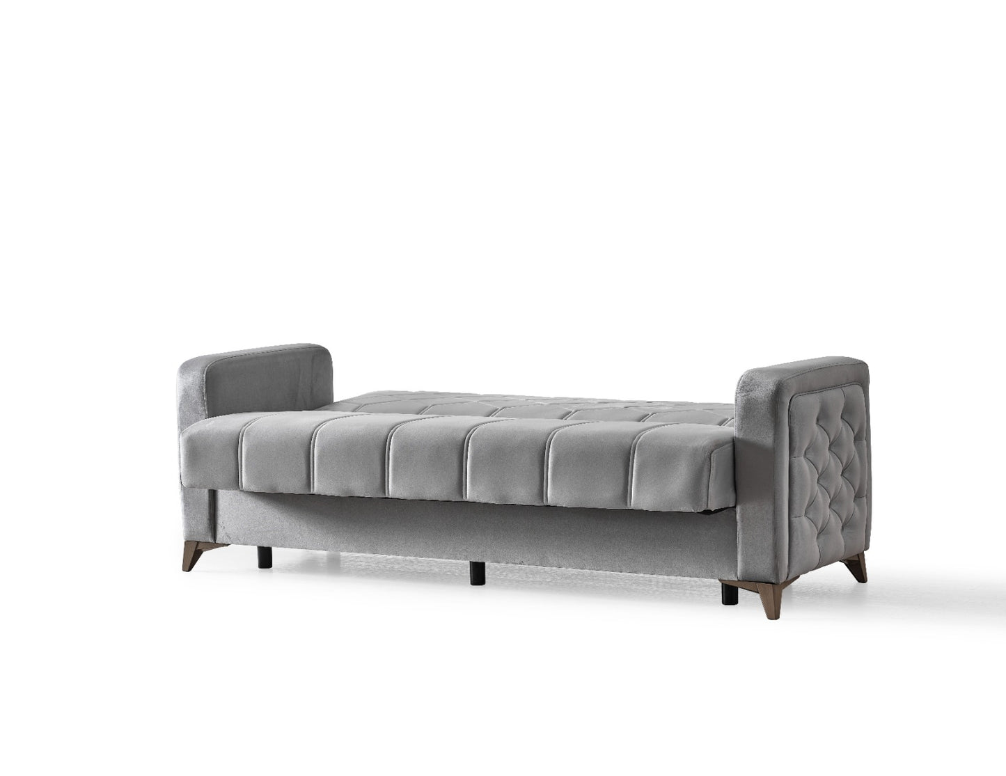 Chester 3+2+1 Seater Sofa Bed -  Gray