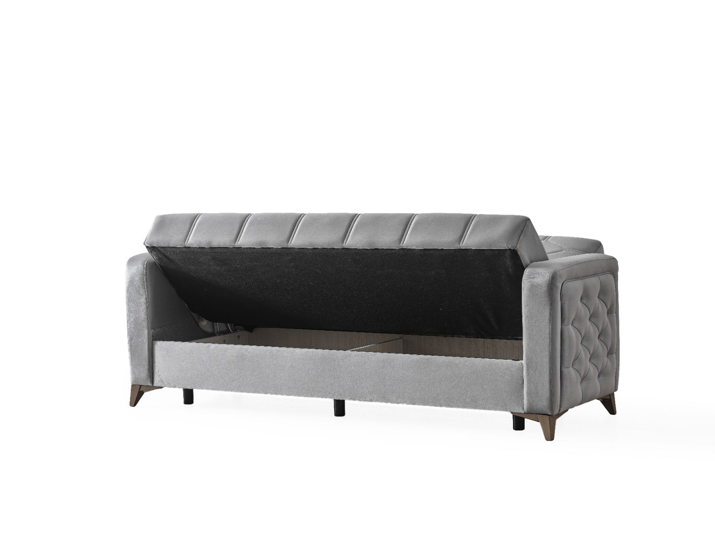 Chester 3+2+1 Seater Sofa Bed -  Gray