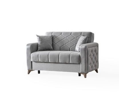 Chester 3+2+1 Seater Sofa Bed -  Gray