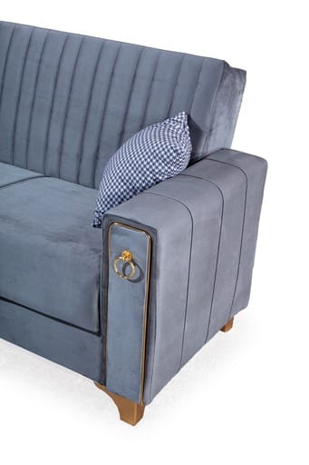 Violet 3+2+1 Seater Sofa Bed - Gray