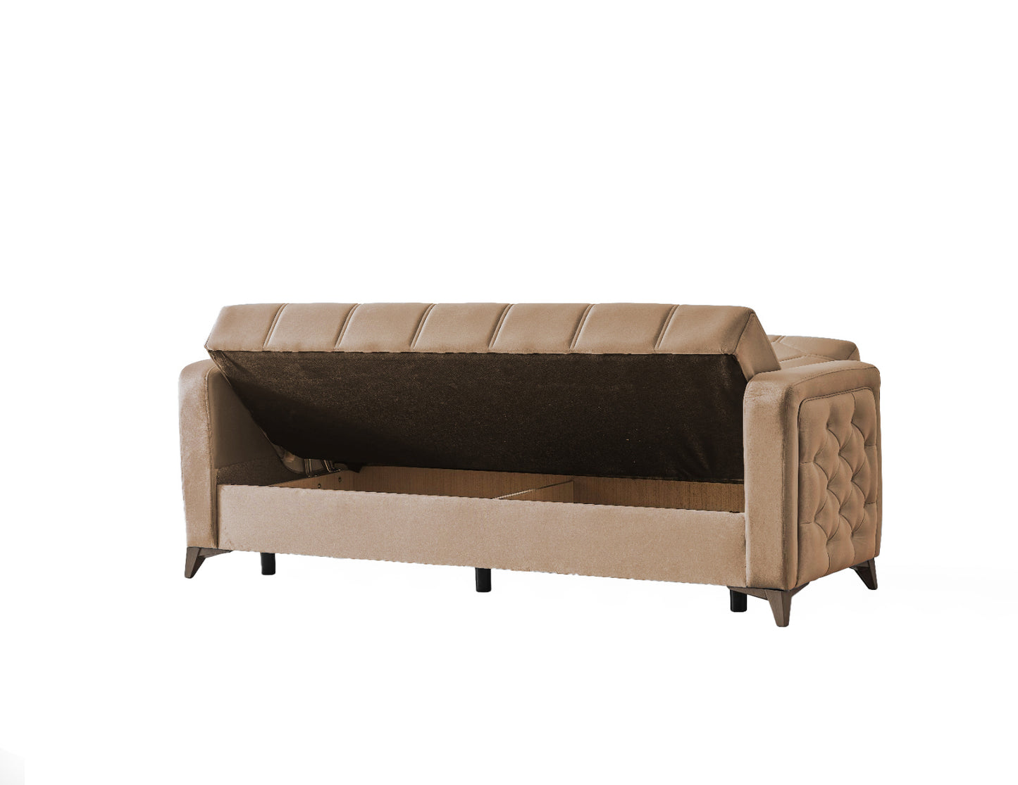 Chester 3+2+1 Seater Sofa Bed - Beige