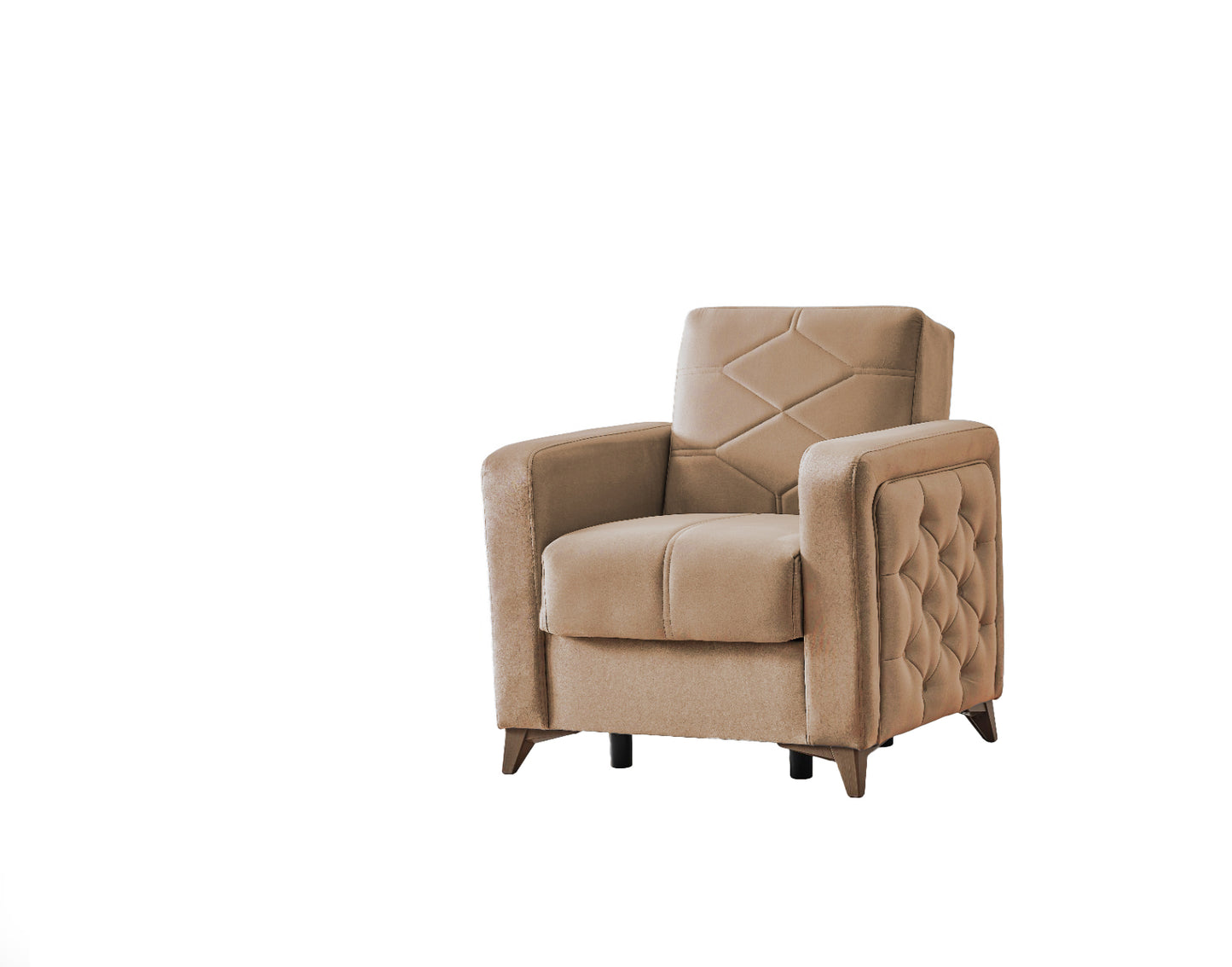 Chester 3+2+1 Seater Sofa Bed - Beige