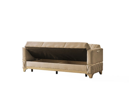Istanbul Modern Beige 3+2+1 Seater Sofa Bed