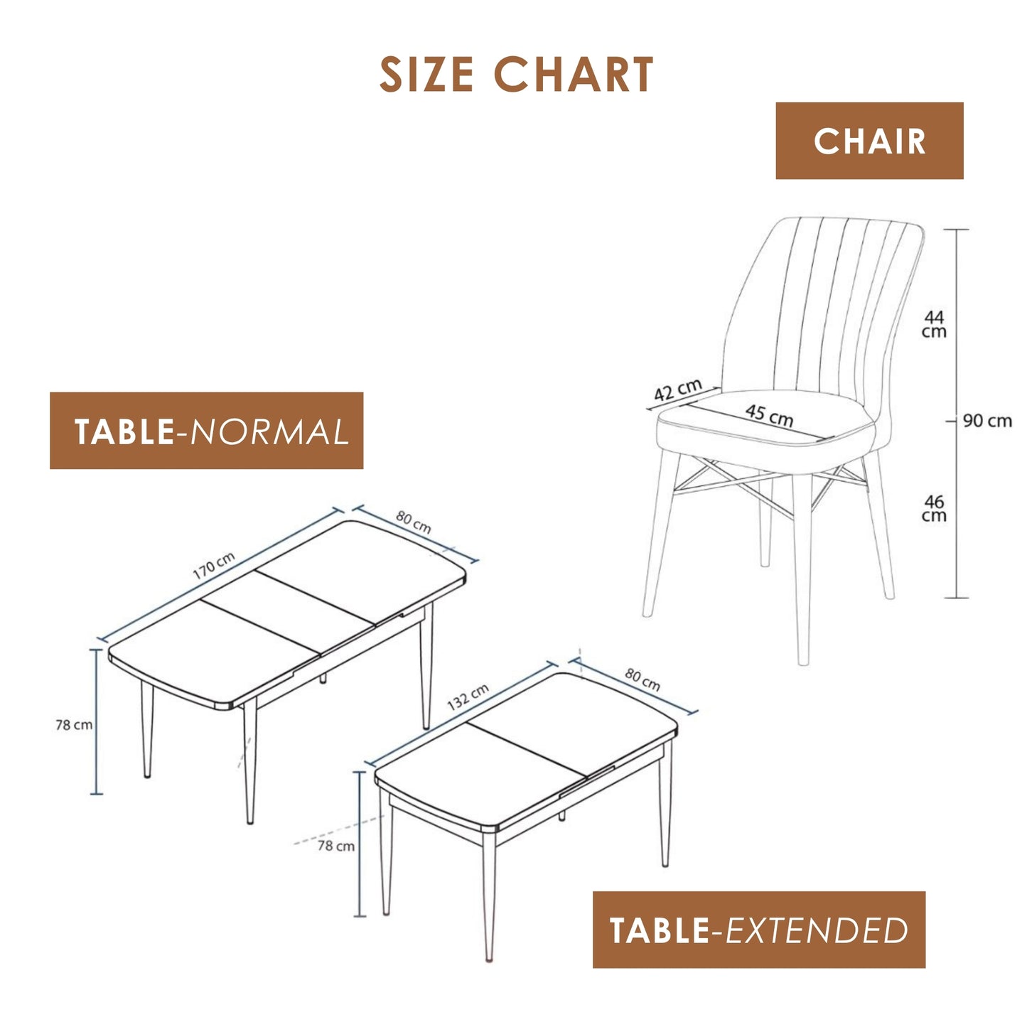 Black Extendable Dining Table with Tempered Glass Top & Metal Legs +6 Upholstered Chairs